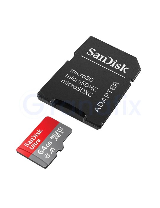 Tarjeta de memoria Micro SD Sandis Ultra 64GB Clase 10