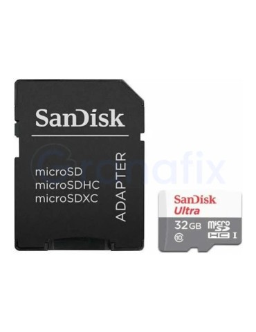 Tarjeta de memoria Micro SD/Adaptador Sandisk 32GB 2
