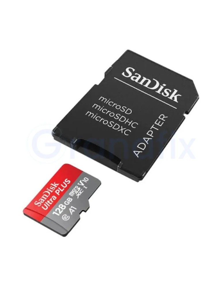 Tarjeta de memoria Micro SD Sandis Ultra Plus 128GB + Adaptador