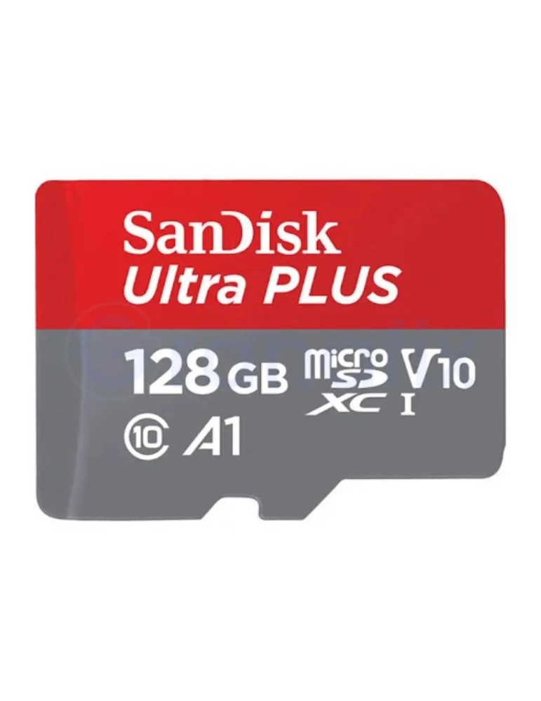 Tarjeta de memoria Micro SD Sandis Ultra Plus 128GB + Adaptador