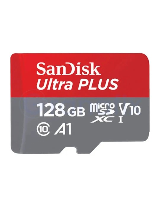 Tarjeta de memoria Micro SD Sandis Ultra Plus 128GB + Adaptador