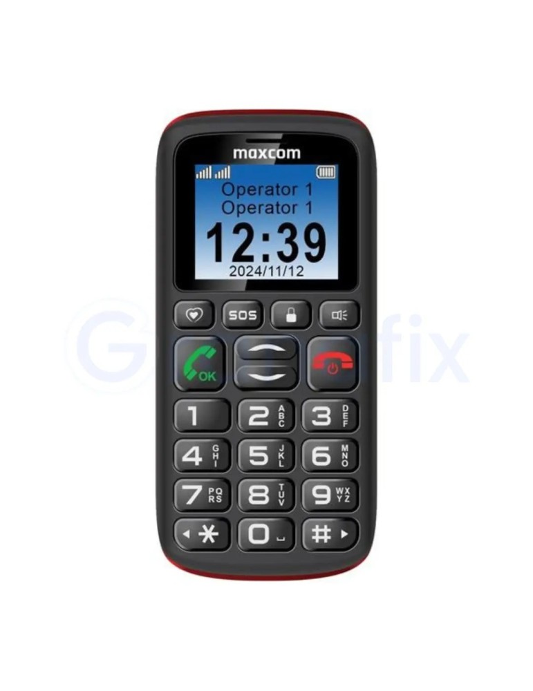 Teléfono móvil Maxcom Negro