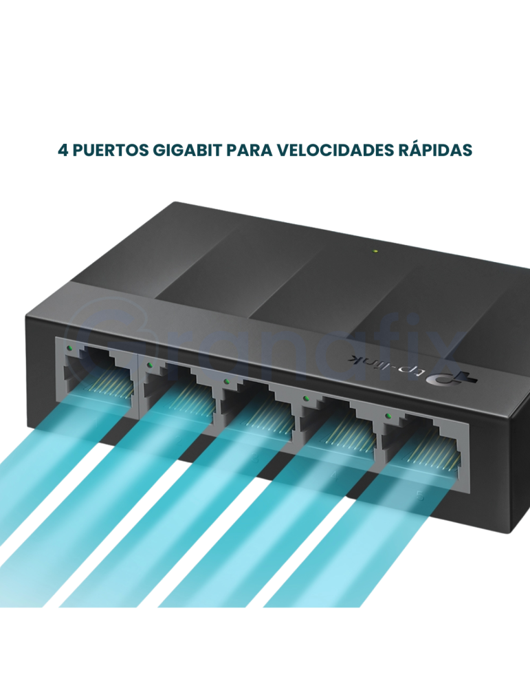 Switch TP-Link 5 puertos Gigabit 10/100/1000