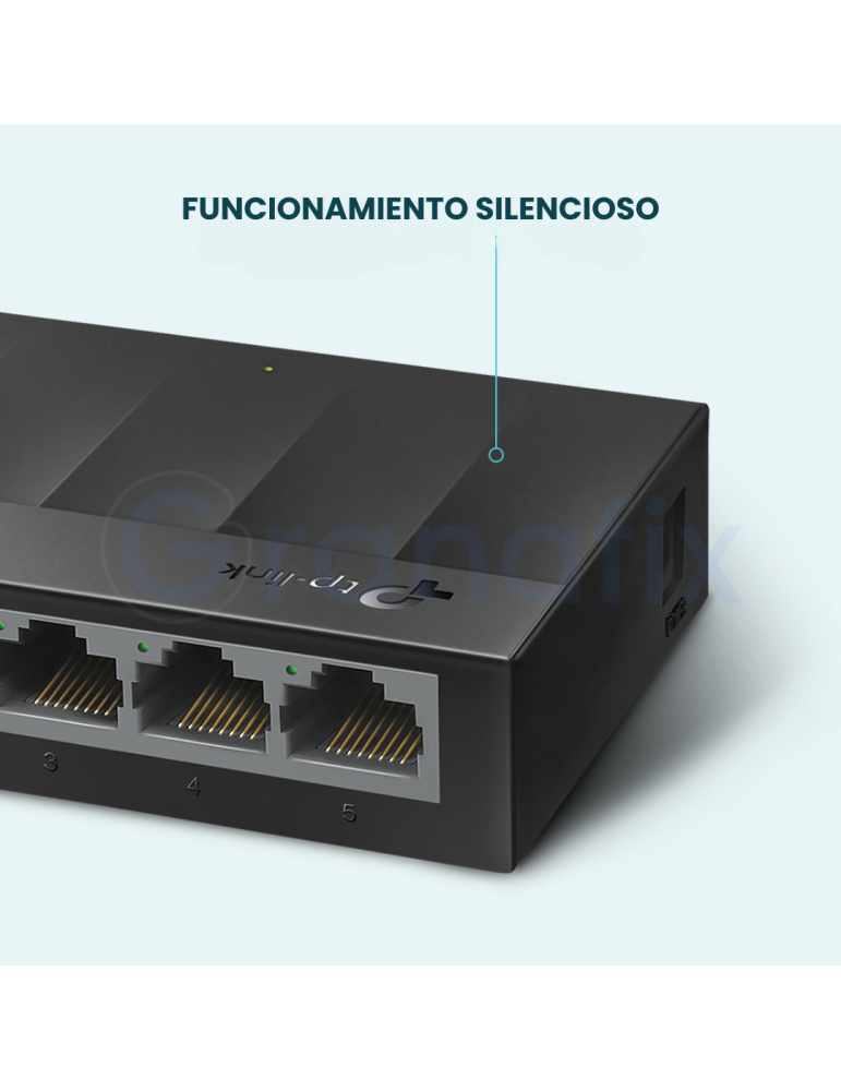 Switch TP-Link 5 puertos Gigabit 10/100/1000