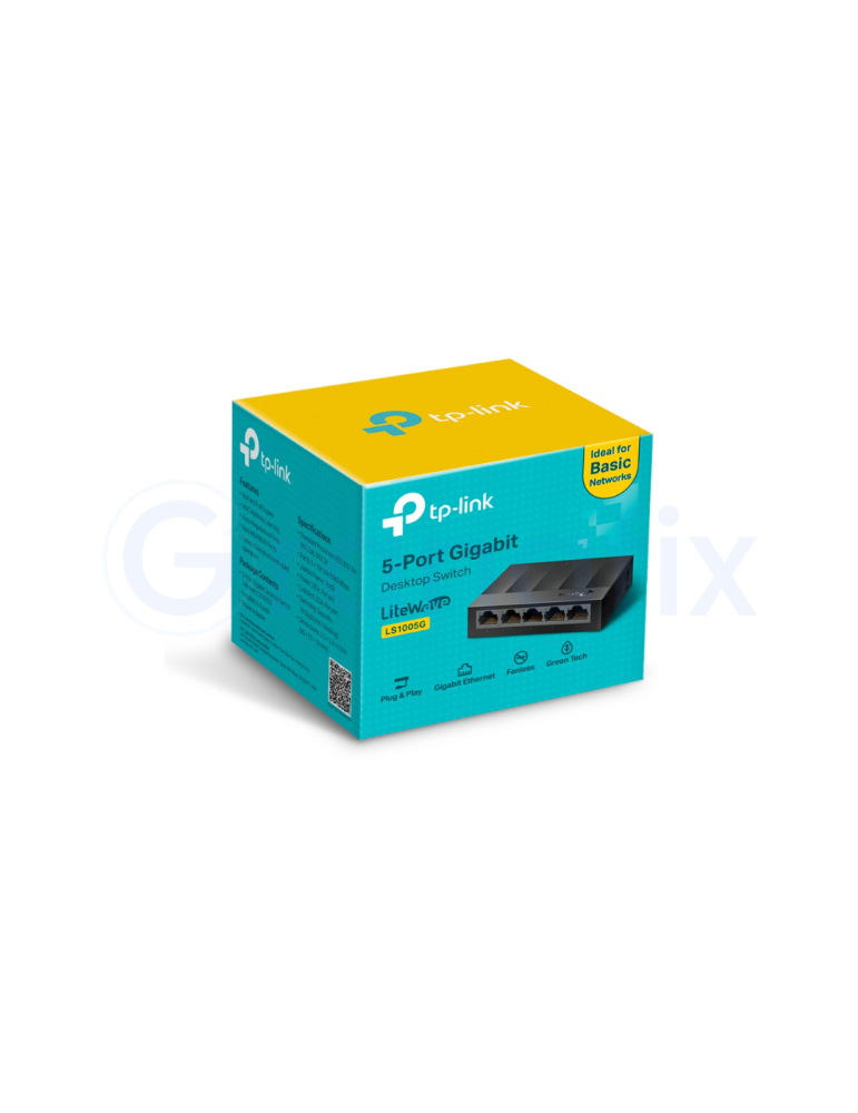 Switch TP-Link 5 puertos Gigabit 10/100/1000