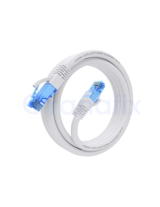 Cable de Red RJ45 UTP Aisens Cat.6 3m Blanco