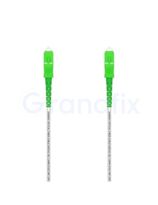 Cable de Fibra Óptica Aisens 2m Blanco