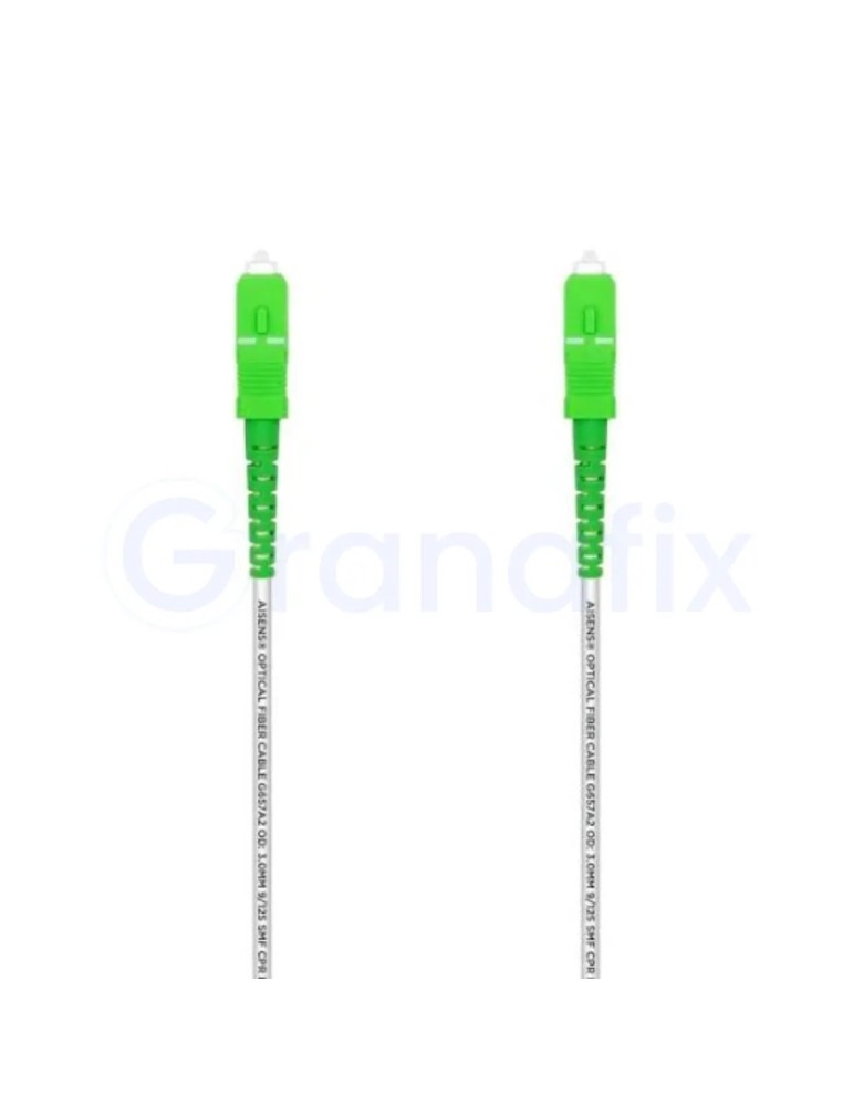 Cable de Fibra Óptica Aisens 3m Blanco