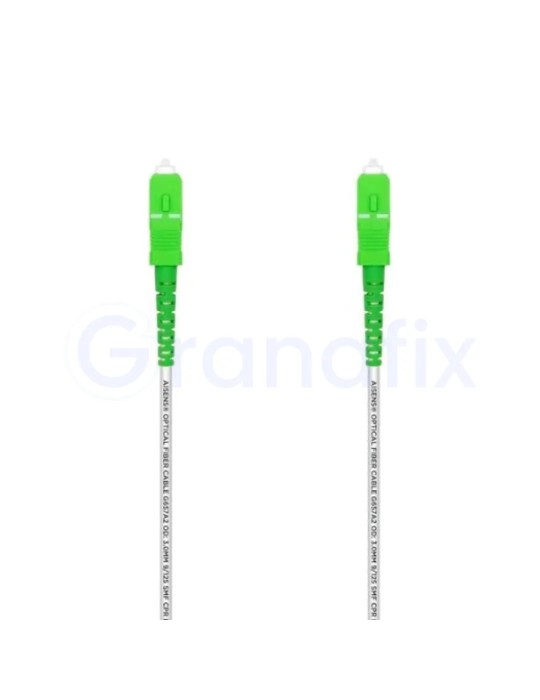 Cable de Fibra Óptica Aisens 3m Blanco
