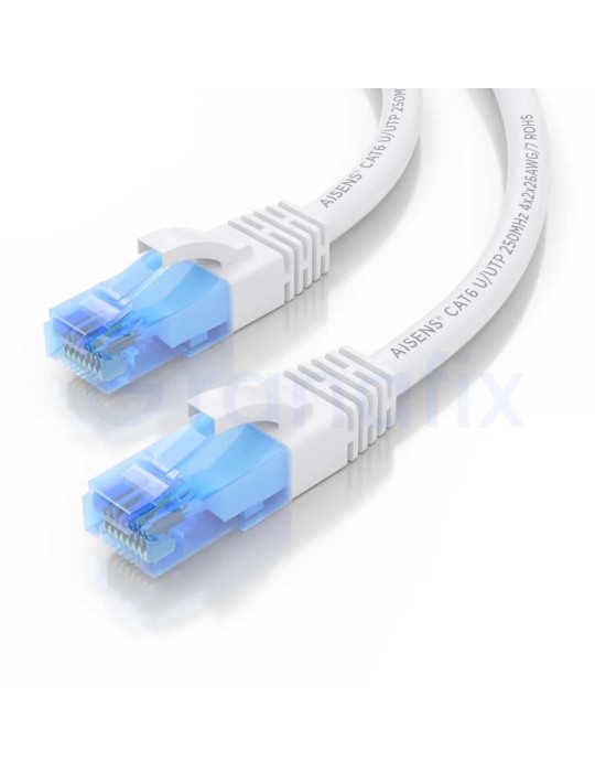 Cable de Red RJ45 UTP Aisens Cat.6 2m Blanco