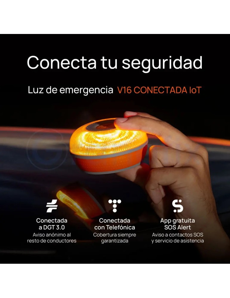Baliza FlashLed Plus V16 IoT Conectada