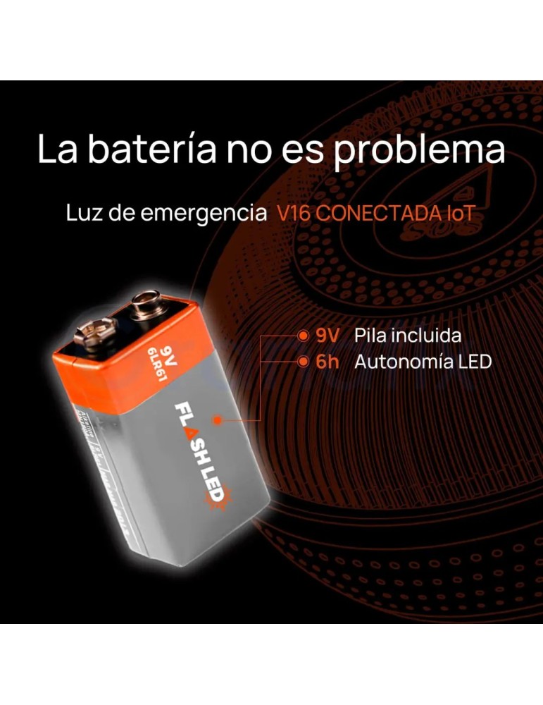 Baliza FlashLed Plus V16 IoT Conectada