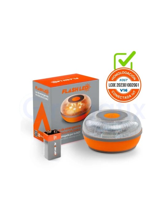 Baliza FlashLed V16 IoT Conectada