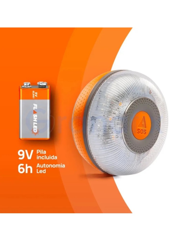 Baliza FlashLed V16 IoT Conectada