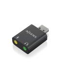 Tarjeta de Sonido Aisens USB Macho - 2x Jack 3.5 Hembra