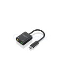 Tarjeta de Sonido Aisens USB-C Macho - 2xJack 3.5 Hembra