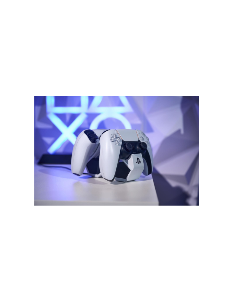 PowerA Base de carga Playstation para 2 Dualsense PS5 Blanca