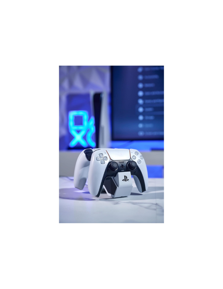 PowerA Base de carga Playstation para 2 Dualsense PS5 Blanca