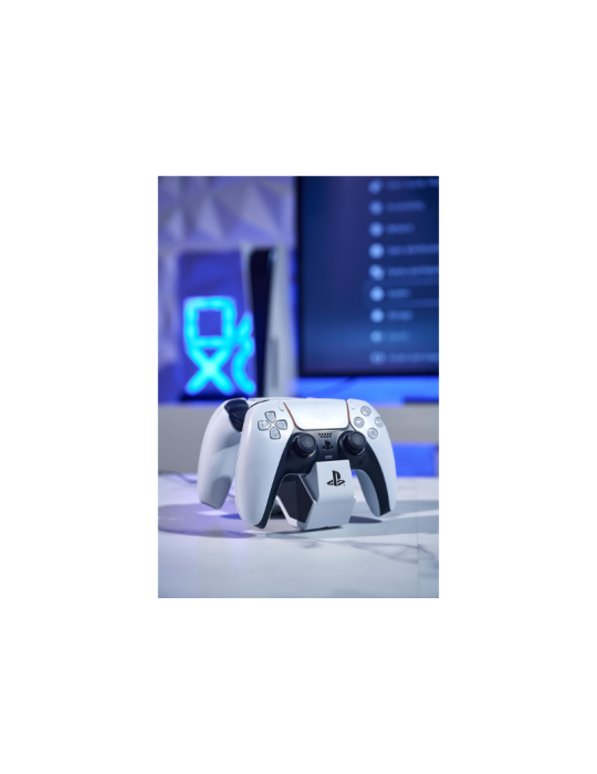 PowerA Base de carga Playstation para 2 Dualsense PS5 Blanca