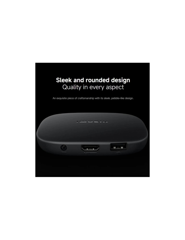 Xiaomi TV Box S 4K Ultra HD 3Gen Google TV Negro