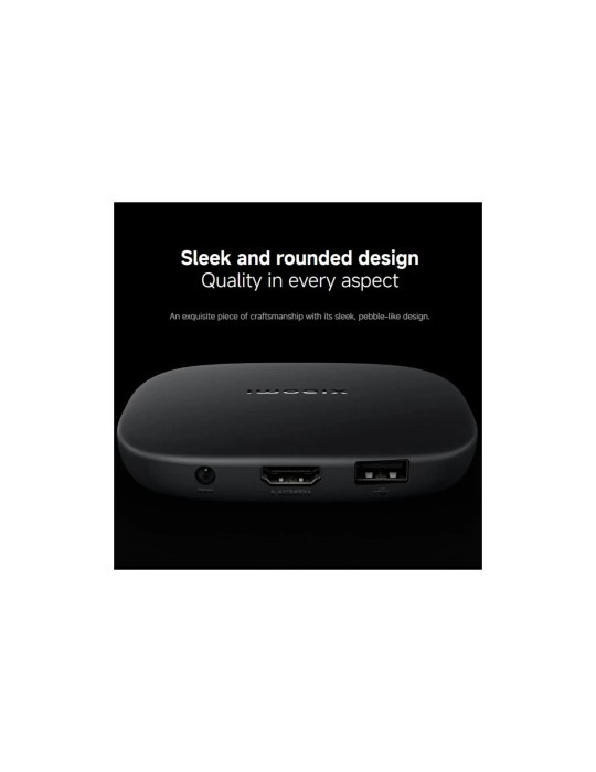 Xiaomi TV Box S 4K Ultra HD 3Gen Google TV Negro