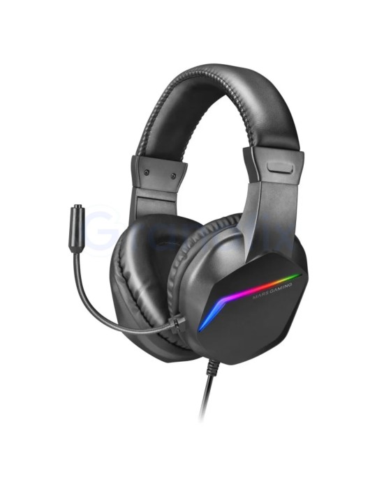 Auriculares Mars Gaming con microfono Jack 3.5mm Negro