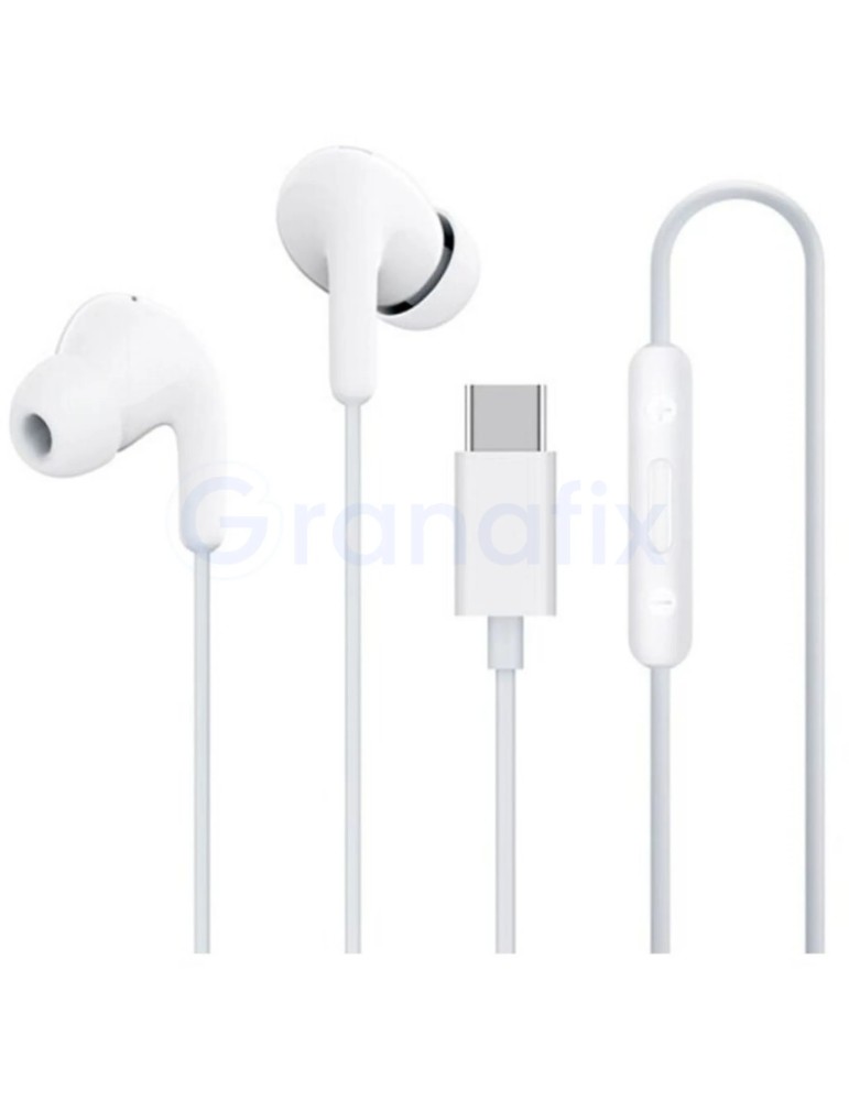 Auriculares Xiaomi Tipo C Blanco con microfono