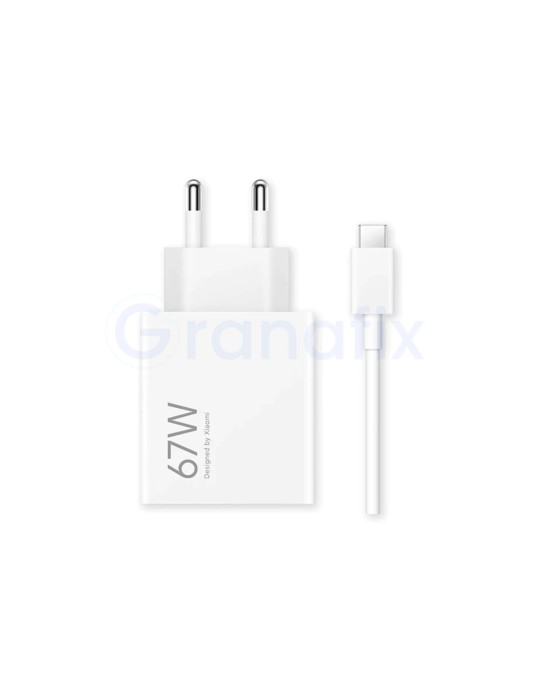 Xiaomi Charging Combo 67W USB-A  a USB-C Blanco