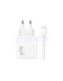 Xiaomi Charging Combo 67W USB-A  a USB-C Blanco