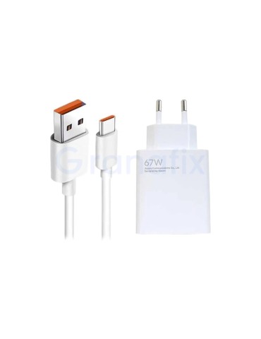 Xiaomi Charging Combo 67W USB-A  a USB-C Blanco 2