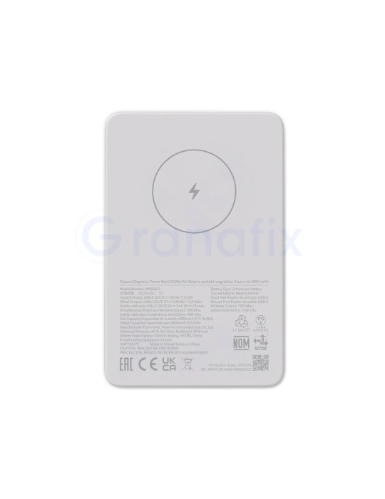 Xiaomi Magnetic PowerBank 5000mAh Magnetico / MagSafe / USB-C / 18W