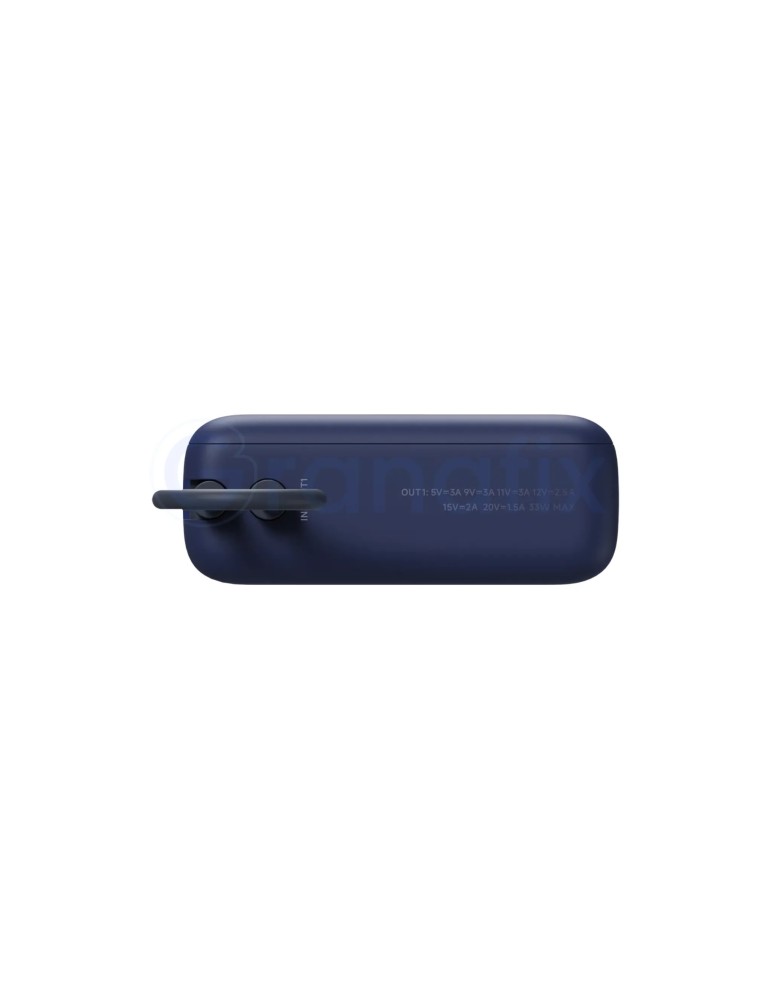 Xiaomi Power Bank 10000 mAh 33W Cable Integrado USB-C Azul