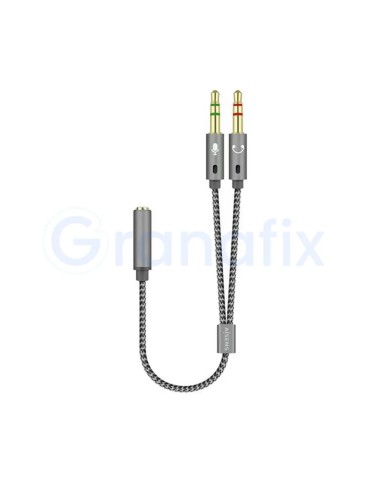 Aisens cable adaptador microfono y auriculares a jack 3.5mm