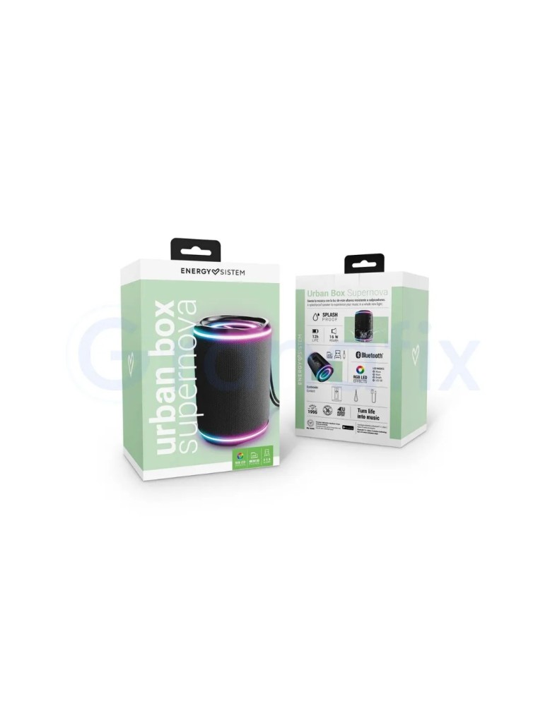 Energy Sistem Altavoz Urban Box Supernova 16W Negro