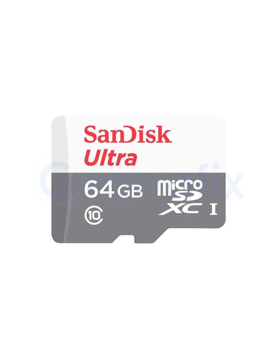 Sandisk Ultra Micro SD 64 GB Clase 10 + Adaptador