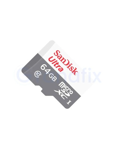 Sandisk Ultra Micro SD 64 GB Clase 10 + Adaptador 2