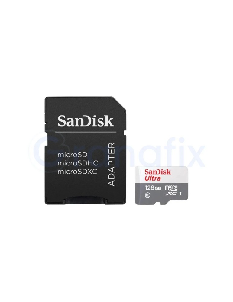 Sandisk Ultra Micro SD 128 GB Clase 10 + Adaptador