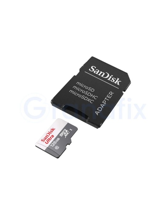 Sandisk Ultra Micro SD 128 GB Clase 10 + Adaptador