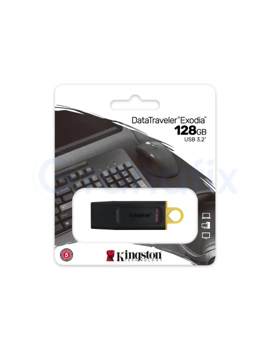 Pen Drive 128 GB Kingston USB 3.2 DataTraveler EXODIA