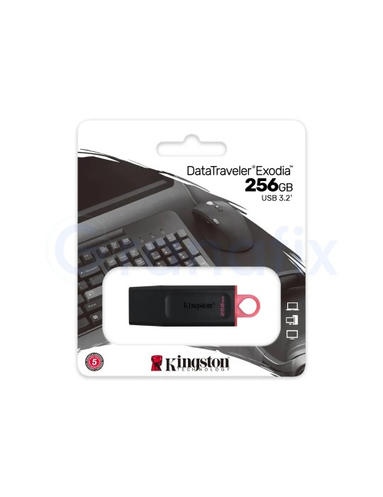 Pen Drive 256 GB Kingston USB 3.2 DataTraveler EXODIA