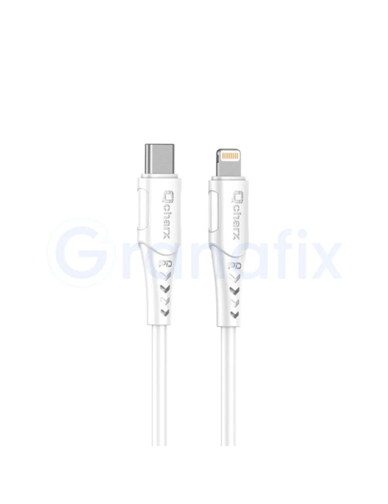 Qcharx Sofia Cable Tipo C a Lightning 3A 20W 1 m Blanco