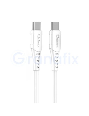 Qcharx Sofia Cable Tipo C a Tipo C 3A 60W 2m Blanco