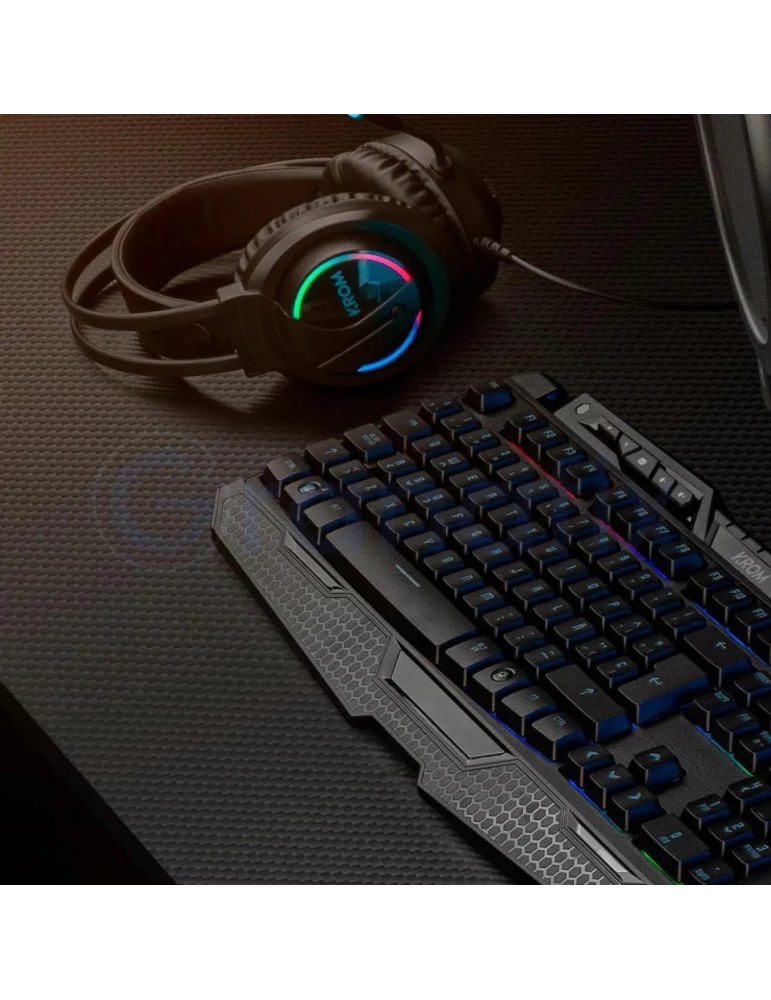 Auriculares Gaming KROM Kappa con micrófono