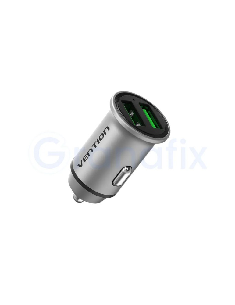 Cargador de coche mini Vention 2xUSB 18W