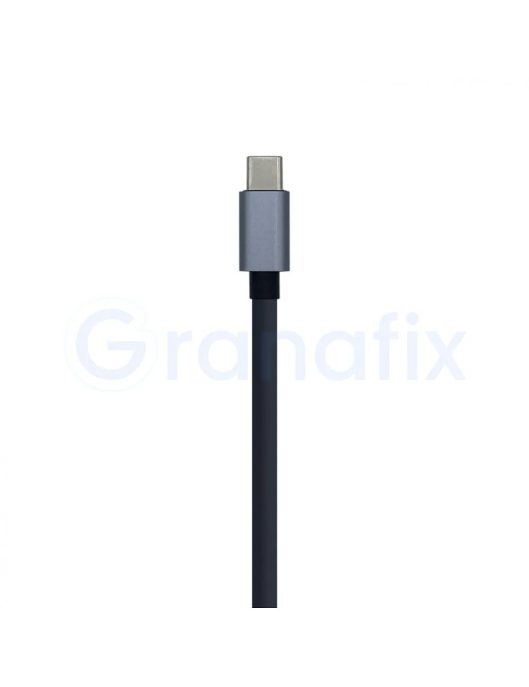 Hub USB Tipo-C Aisens 3xUSB 3.0 1xRJ45 Gris