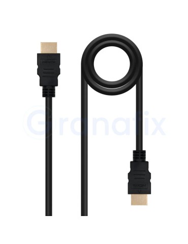 Cable HDMI Nanocable Macho a Macho 3M Negro 4K