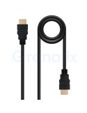 Cable HDMI Nanocable Macho a Macho 3M Negro 4K