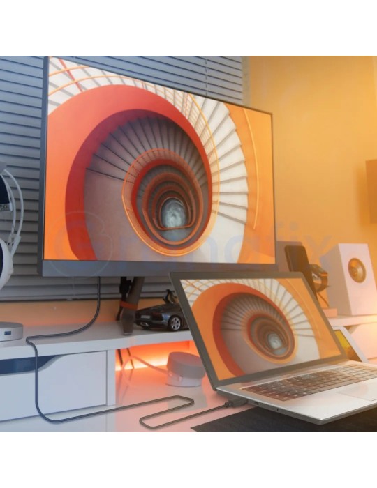 Cable Displayport 4K Aisens Macho-Macho 1m Negro