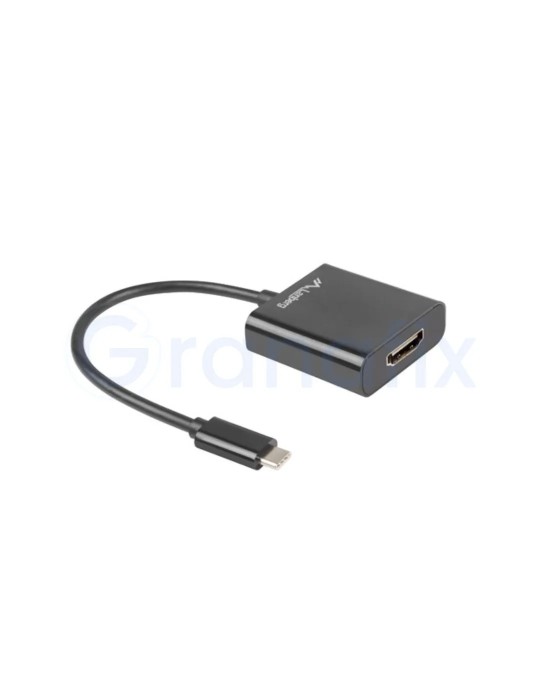 Adaptador Lanberg USB-C 3.1 Macho a HDMI Hembra Negro