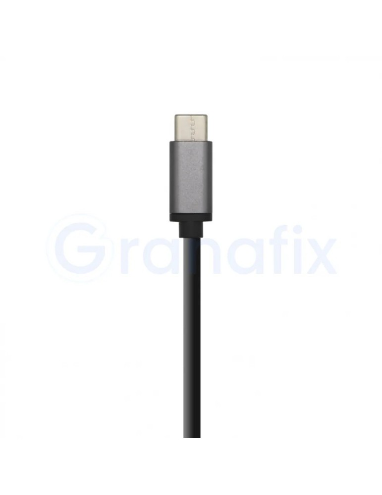 Hub USB-C Aisens 4xUSB-A 3.0 Gris